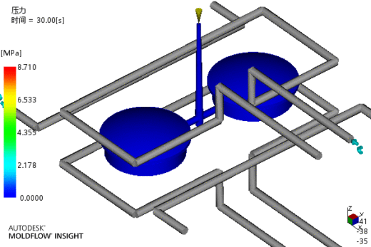 端盖注塑成型工艺及模具设计-含模流缩略图